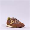 Victoria Saturno Retro Laced Low Trainer - Brown Yellow